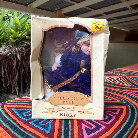 Collectible Doll Series 2 Nicky – Small Porcelain Doll in Box - Picture 1 of 8